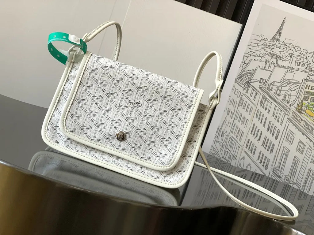 chic Goyard White Goyardine Minaudiere