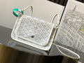 chic Goyard White Goyardine Minaudiere