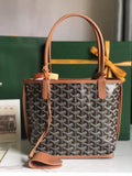 Goyard Black Chevron Mini Tote