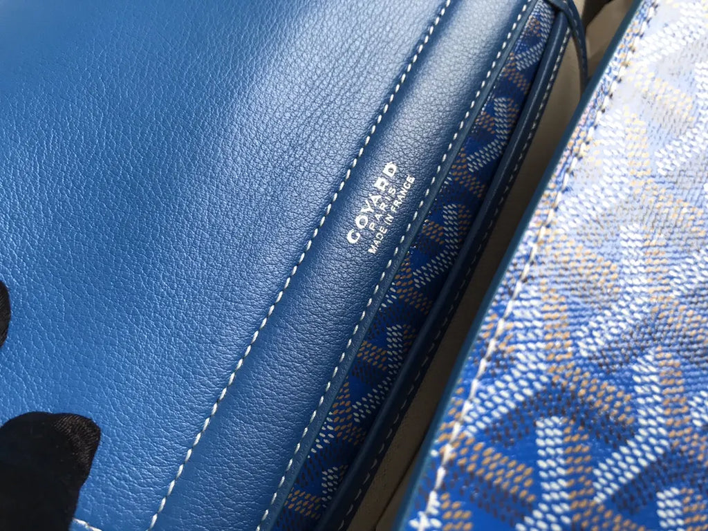 signature Goyard Blue Vendôme Bag - Hình 7