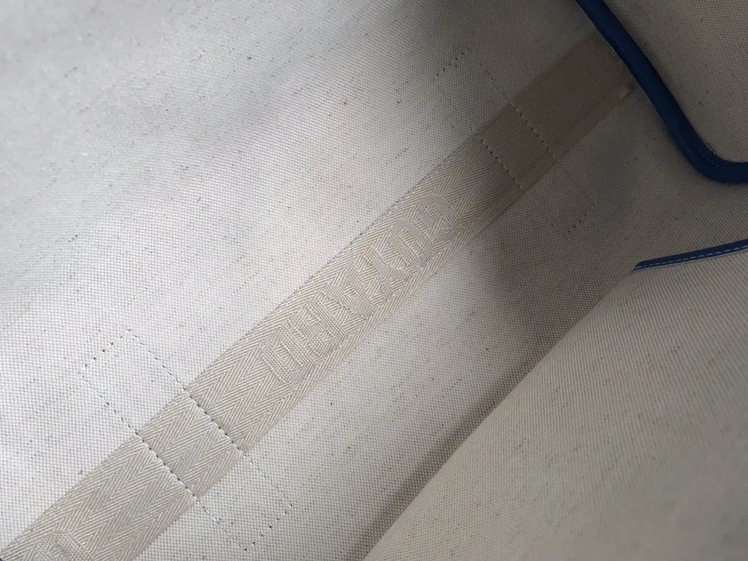 signature Goyard Blue Vendôme Bag - Hình 9