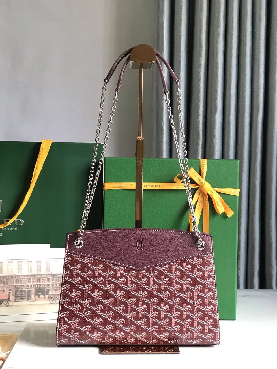 Goyard Plum Saigon Soft Bag