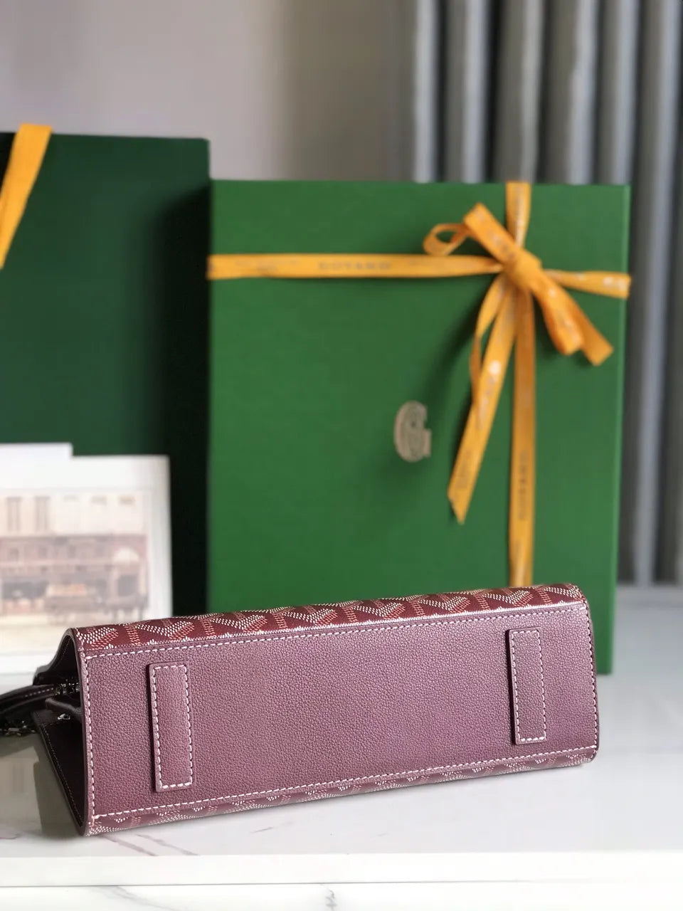 Goyard Plum Saigon Soft Bag - Hình 4