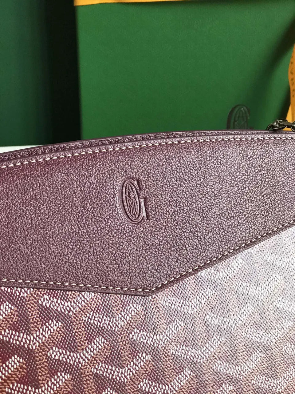 Goyard Plum Saigon Soft Bag - Hình 5