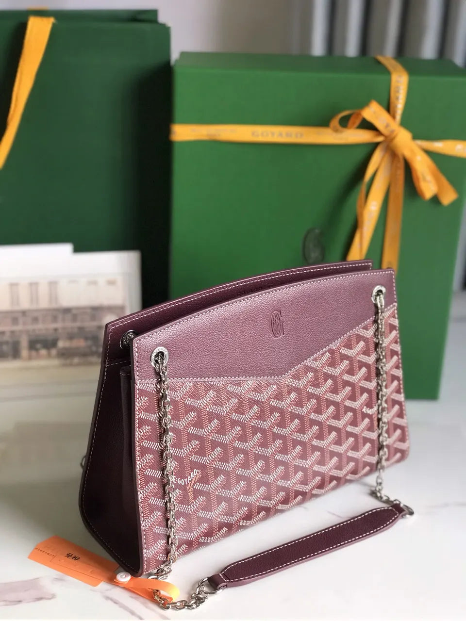 Goyard Plum Saigon Soft Bag - Hình 9