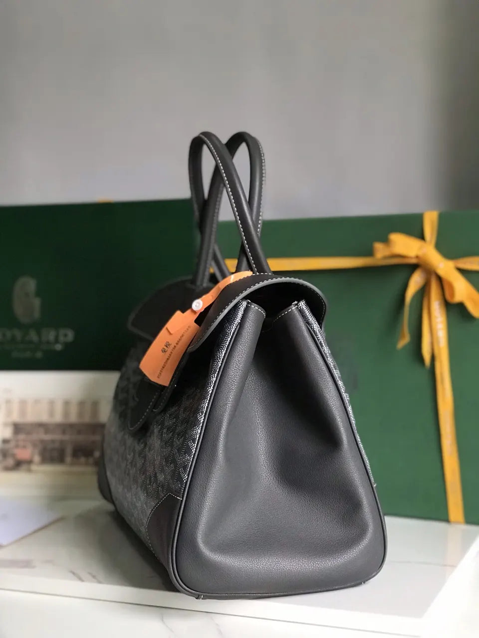 Goyard Grey Comore Bag - Hình 2