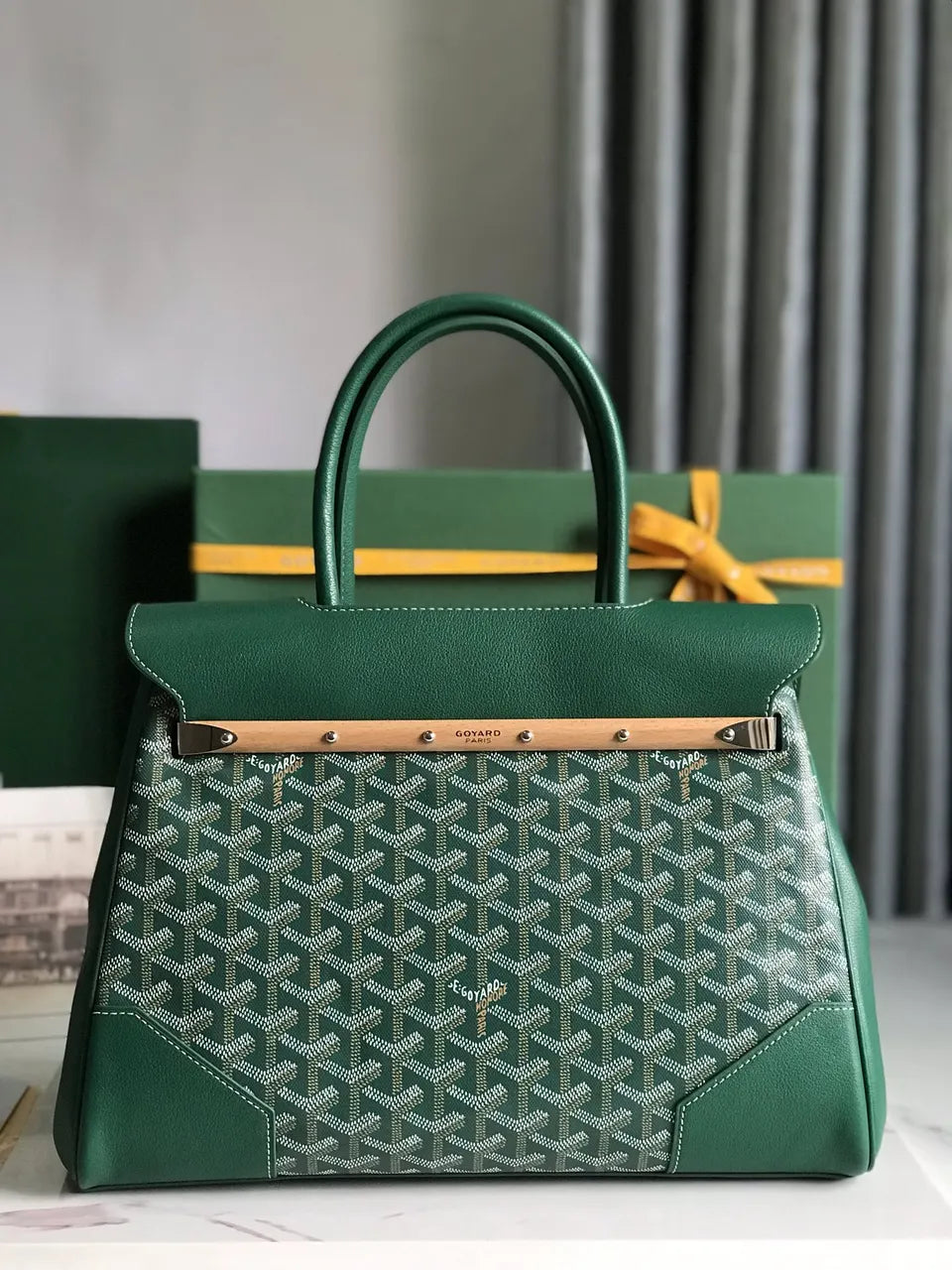 structured Goyard Vert Clair Saigon - Hình 3