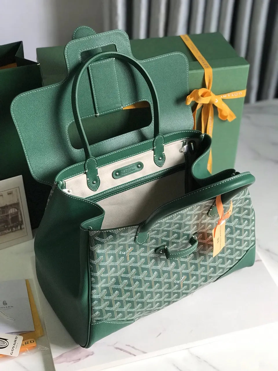 structured Goyard Vert Clair Saigon - Hình 6