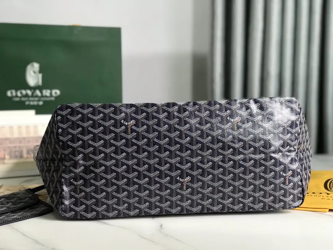 Goyard Blue Navy Saint Louis Tote - Hình 3