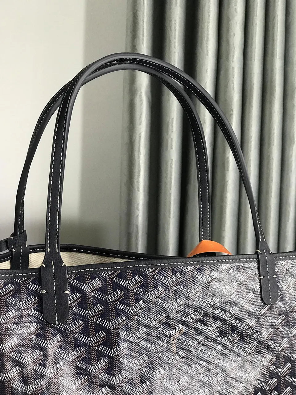 Goyard Blue Navy Saint Louis Tote - Hình 5