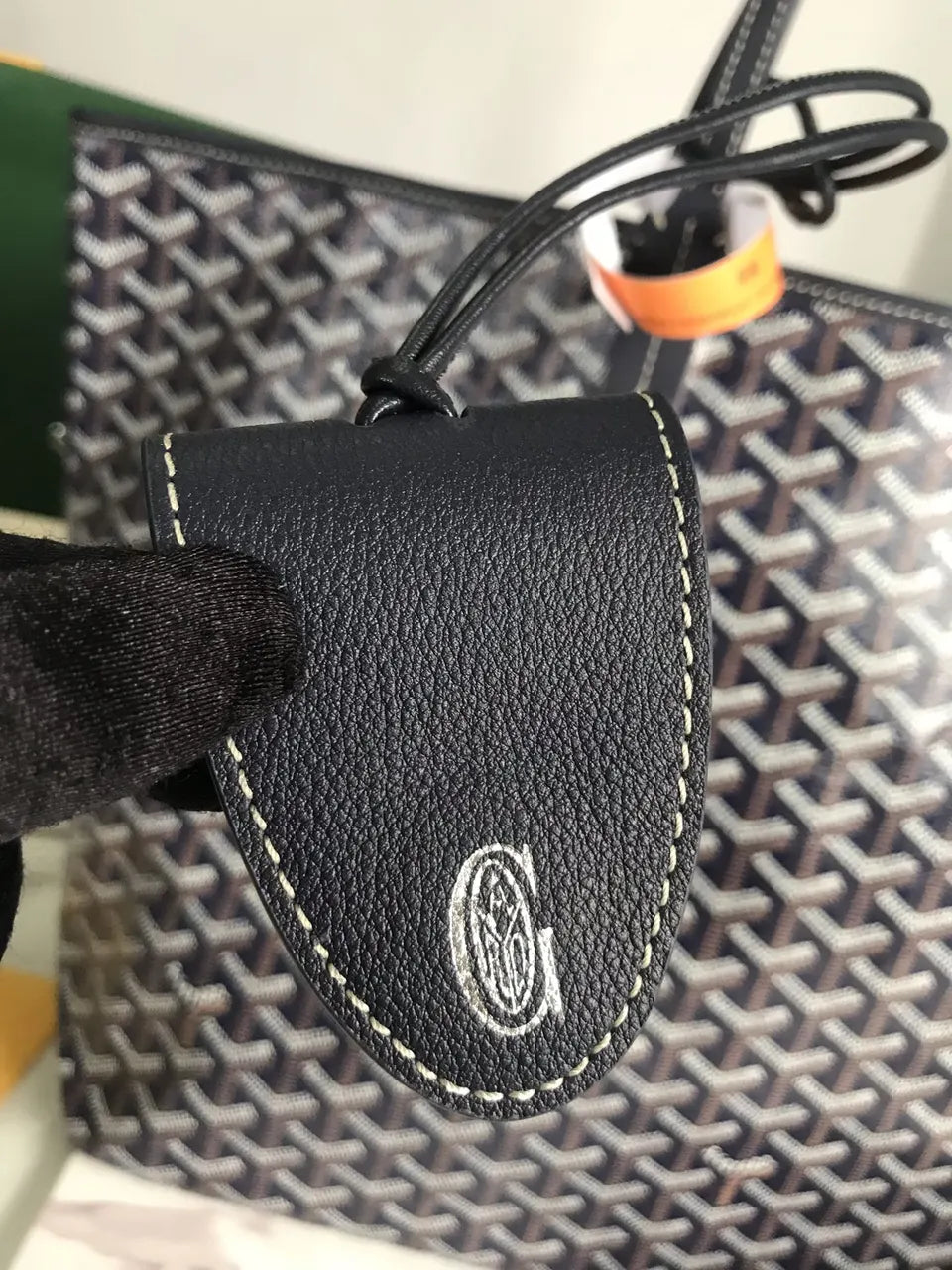 Goyard Blue Navy Saint Louis Tote - Hình 6