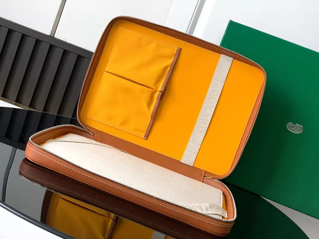 Goyard Brown Document Holder - Hình 5