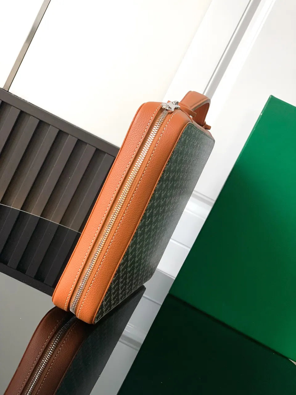 Goyard Brown Document Holder - Hình 3