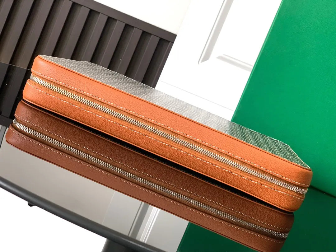 Goyard Brown Document Holder - Hình 4