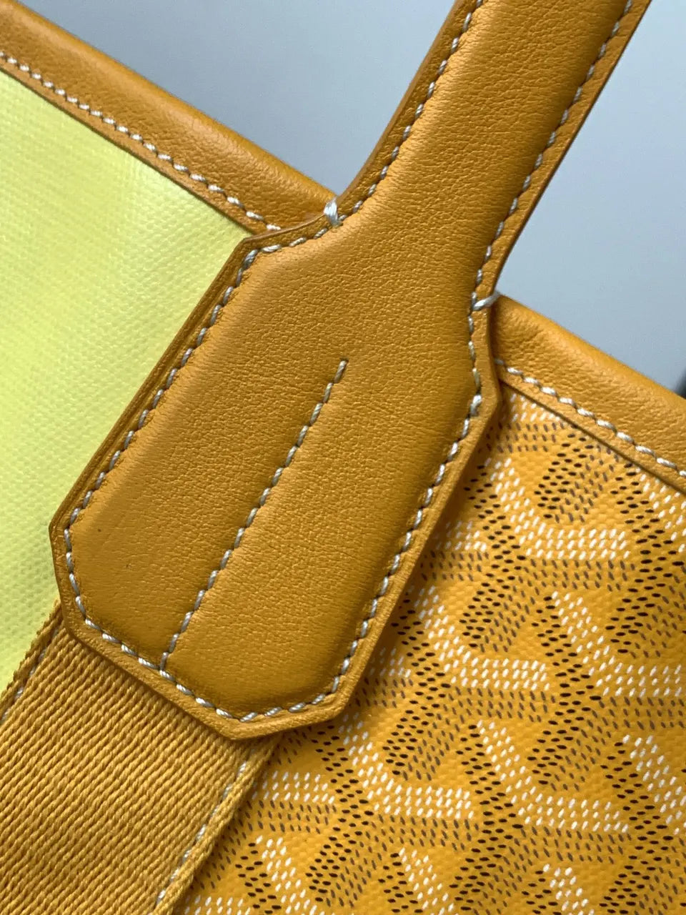 Goyard Yellow Artois Dog Tote - Hình 5