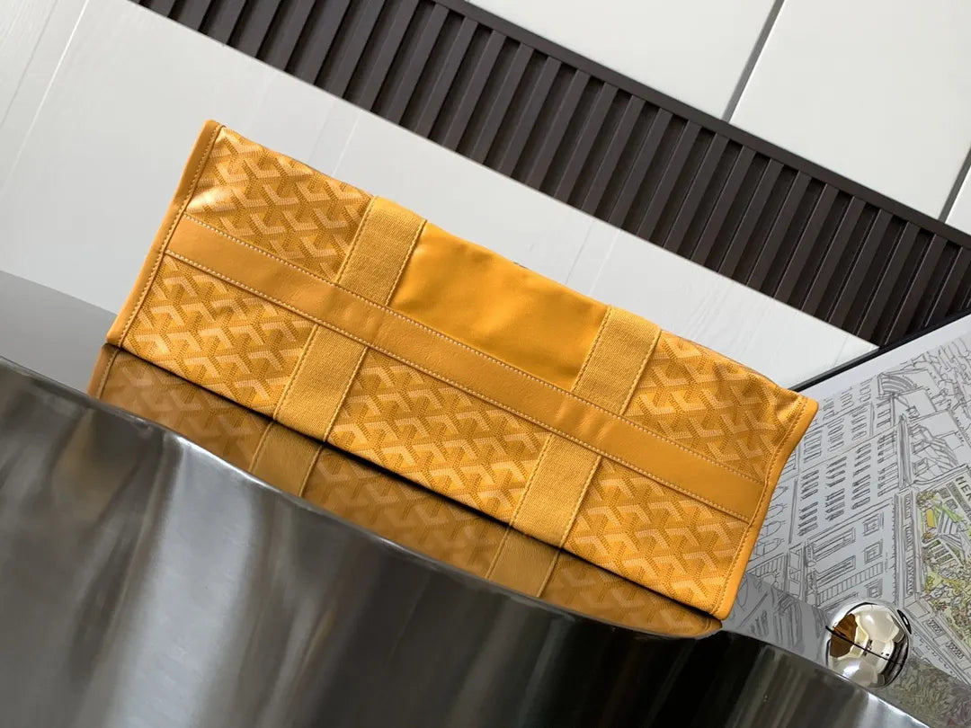 Goyard Yellow Artois Dog Tote - Hình 4