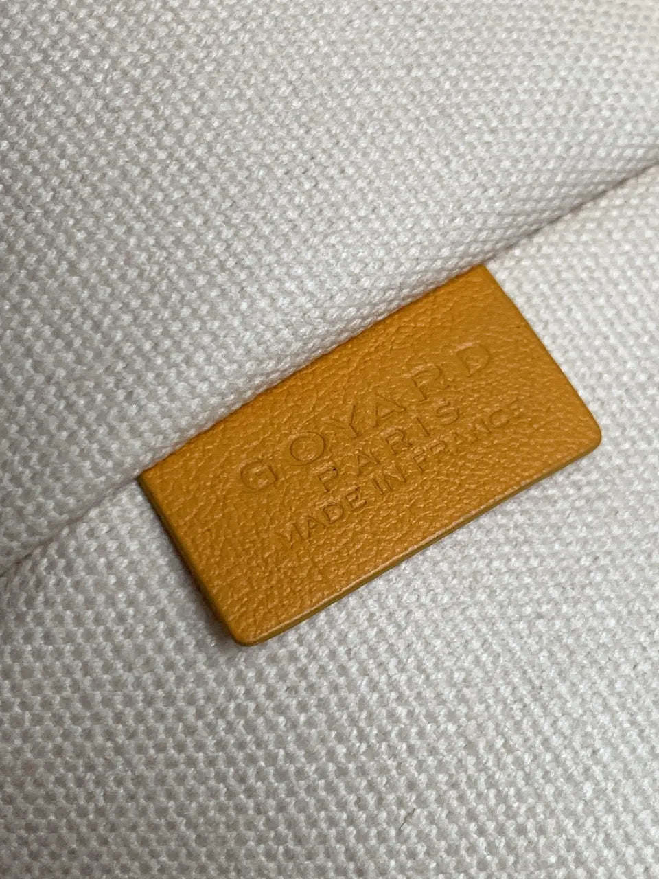 Goyard Yellow Artois Dog Tote - Hình 9