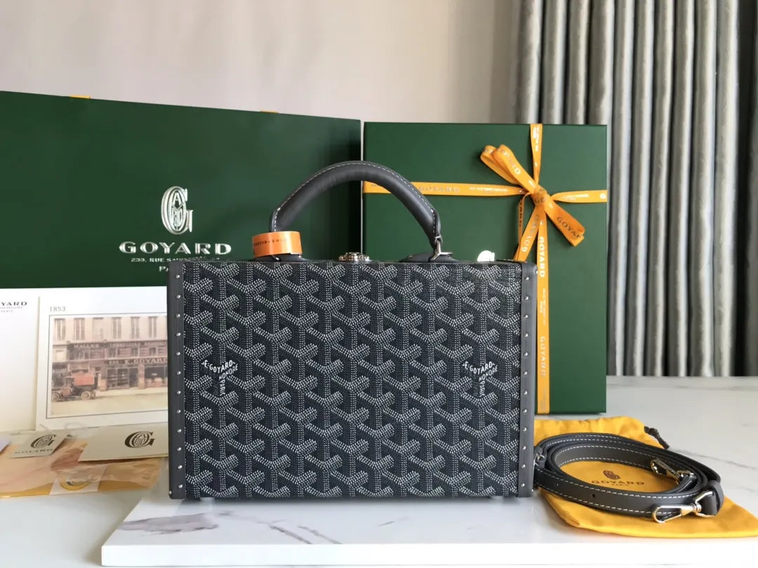 Goyard Gray Case Bag