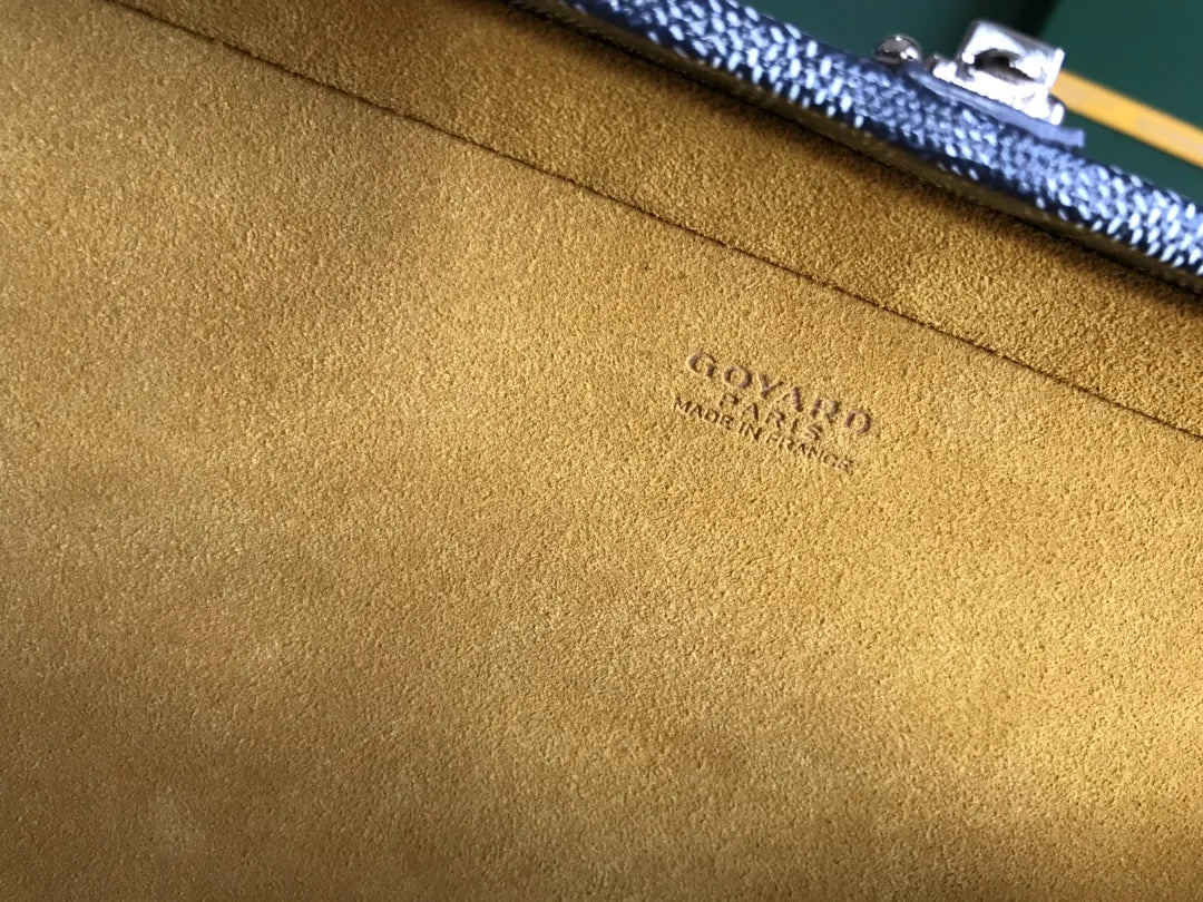 Goyard Gray Case Bag - Hình 8