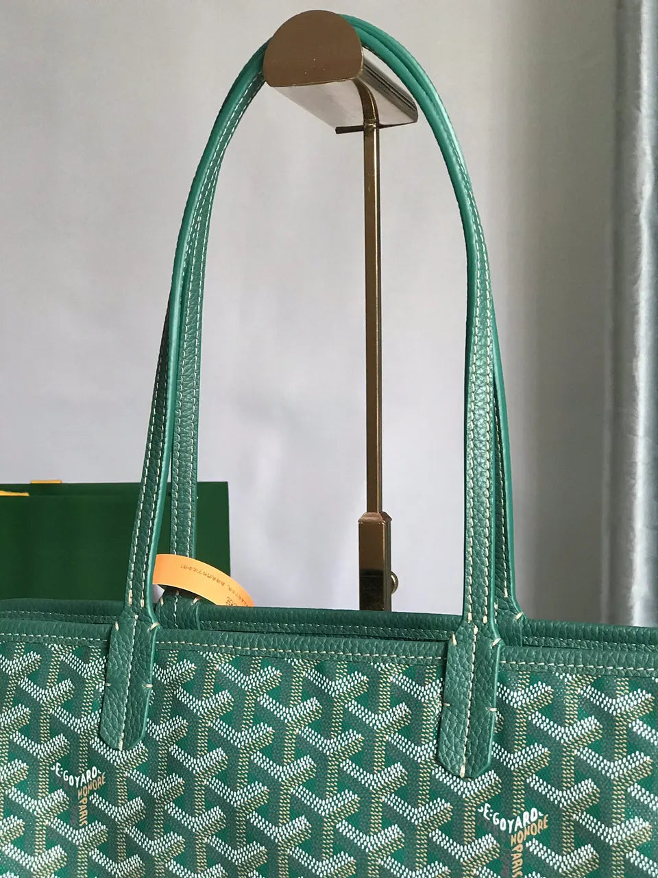 Goyard Anjou Green Tote - Hình 4