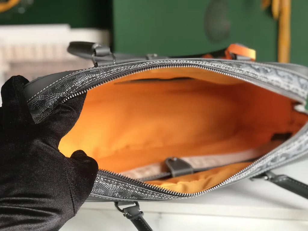 Goyard Gray Saigon Souple Bag - Hình 5