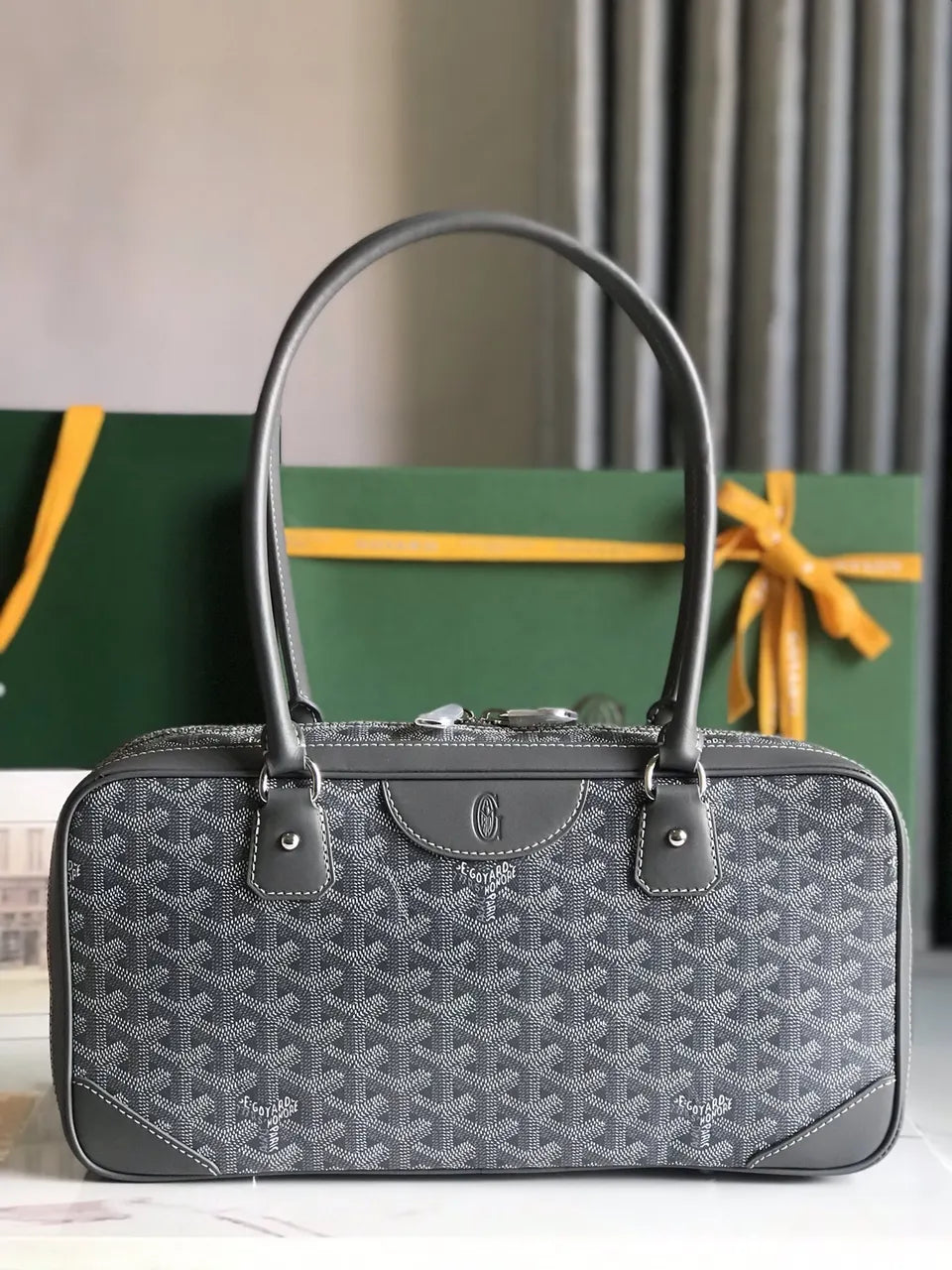 Goyard Gray Saigon Souple Bag