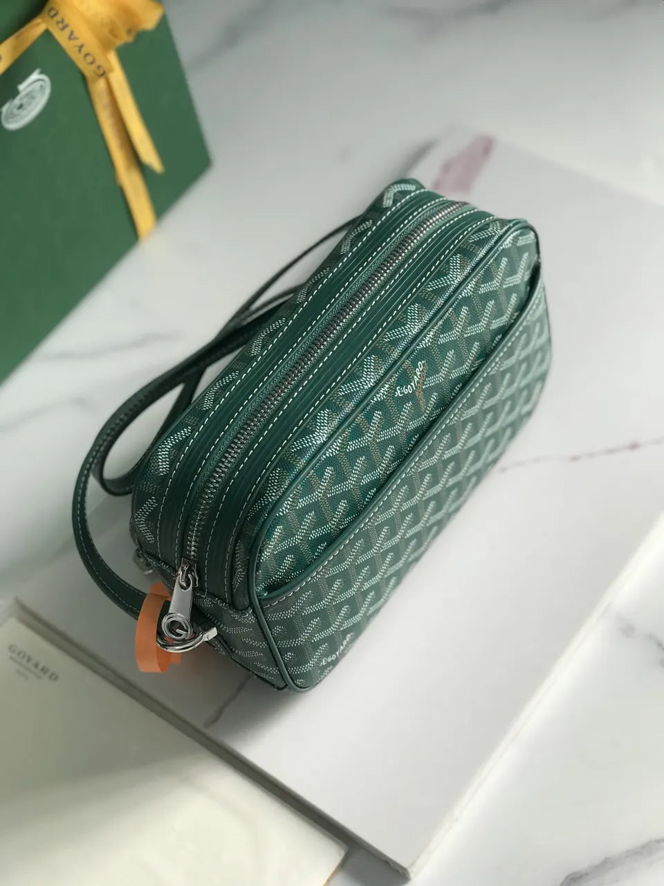 Goyard Green Camera Bag - Hình 3