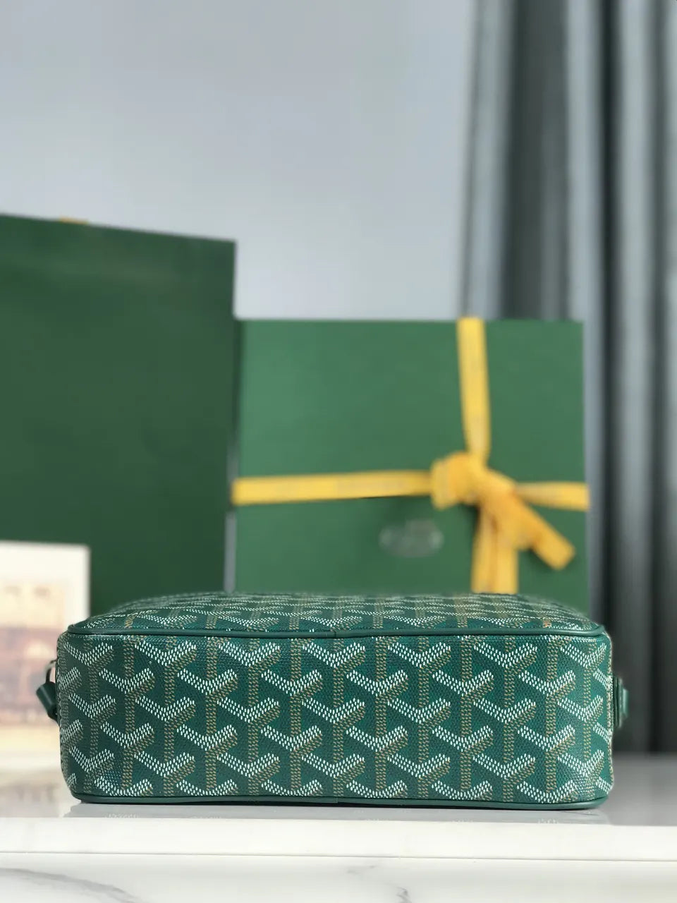 Goyard Green Camera Bag - Hình 5
