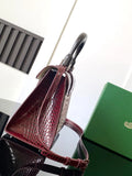 Moynat Burgundy Graffiti Bag