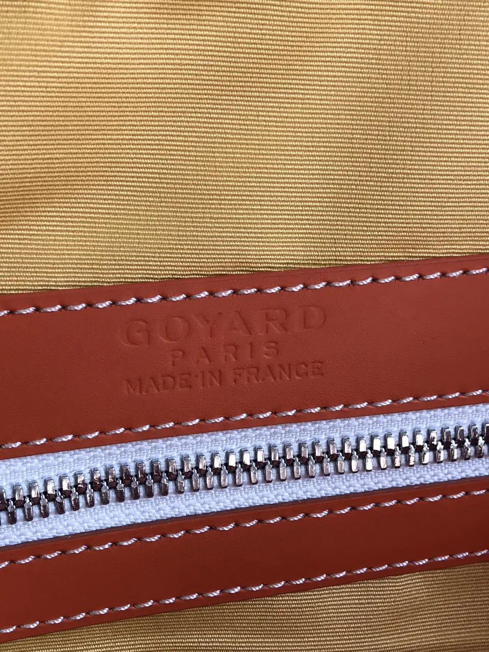 Goyard Orange Duffle Bag - Hình 8