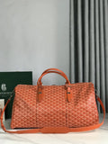 Goyard Orange Duffle Bag