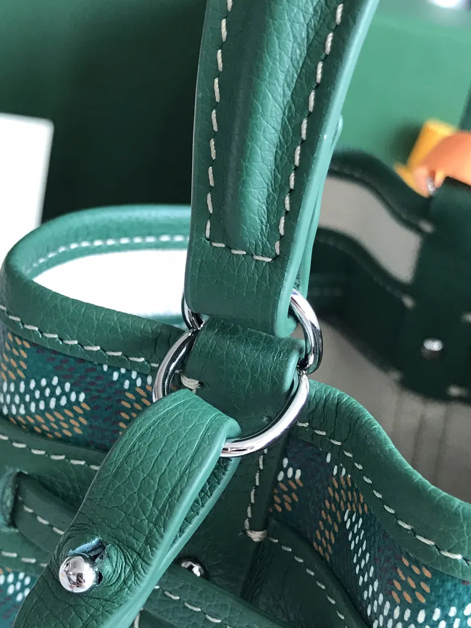 Goyard Vert Green Mini Anjou - Hình 2
