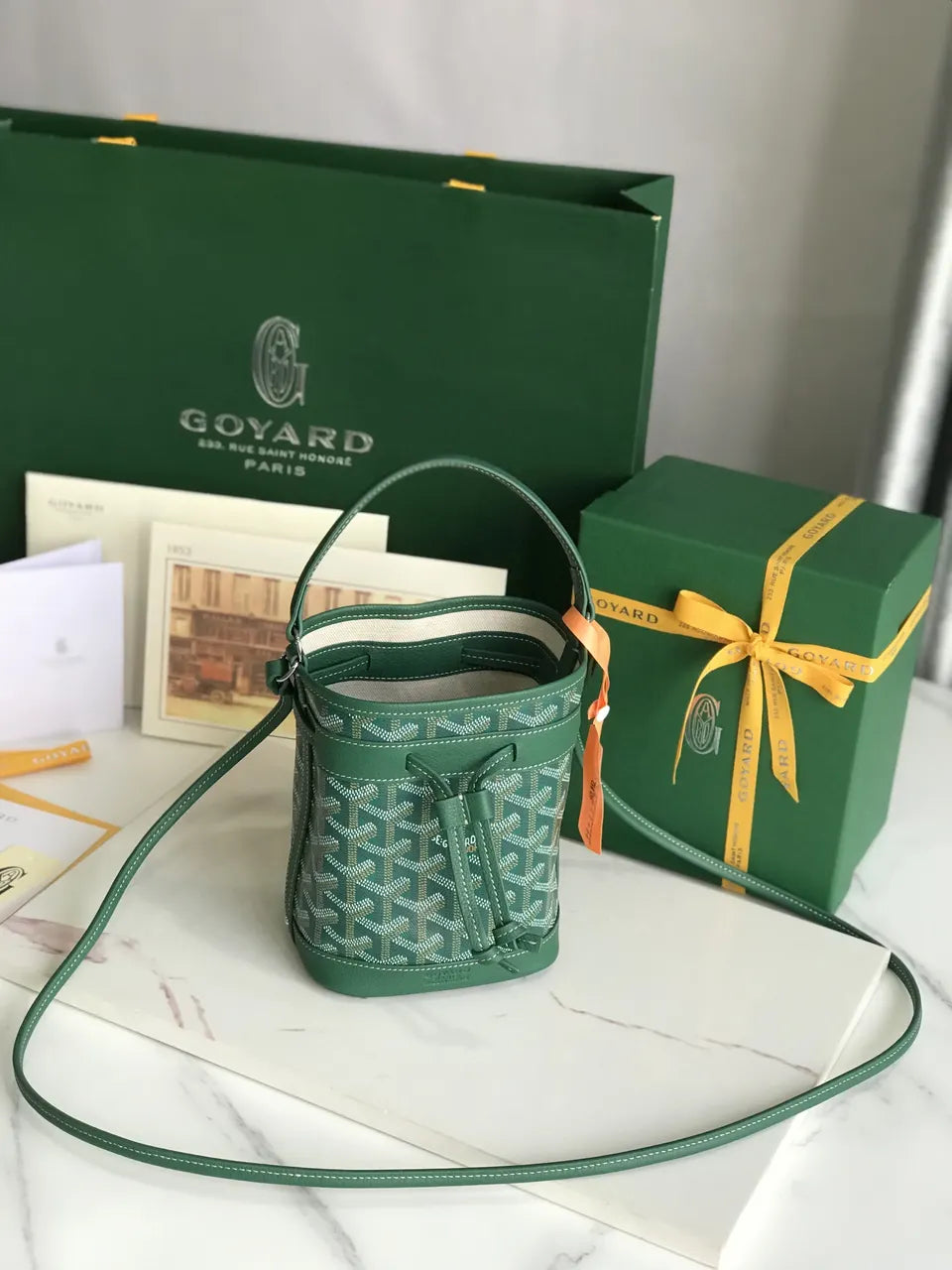 Goyard Vert Green Mini Anjou - Hình 3