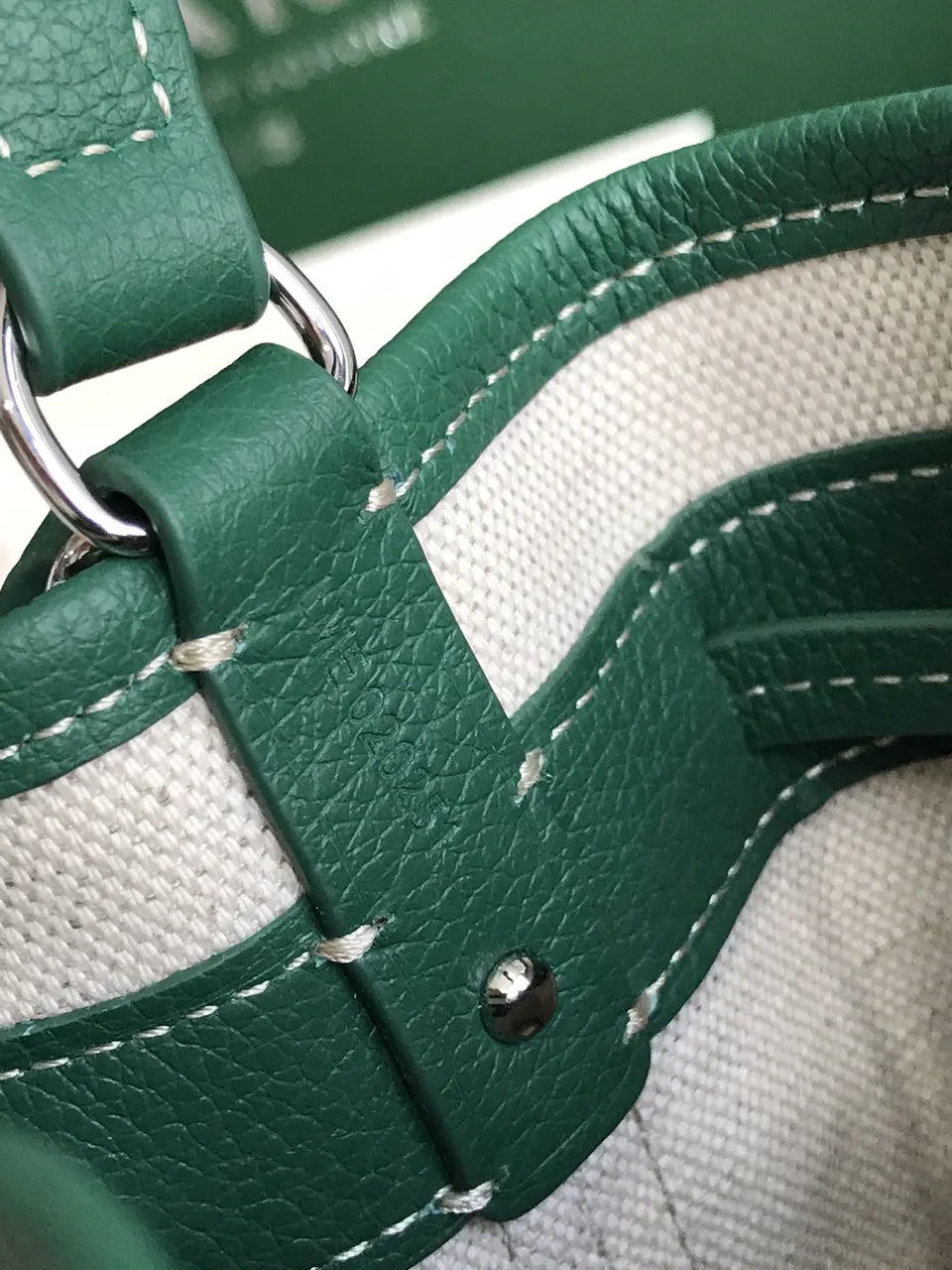 Goyard Vert Green Mini Anjou - Hình 8