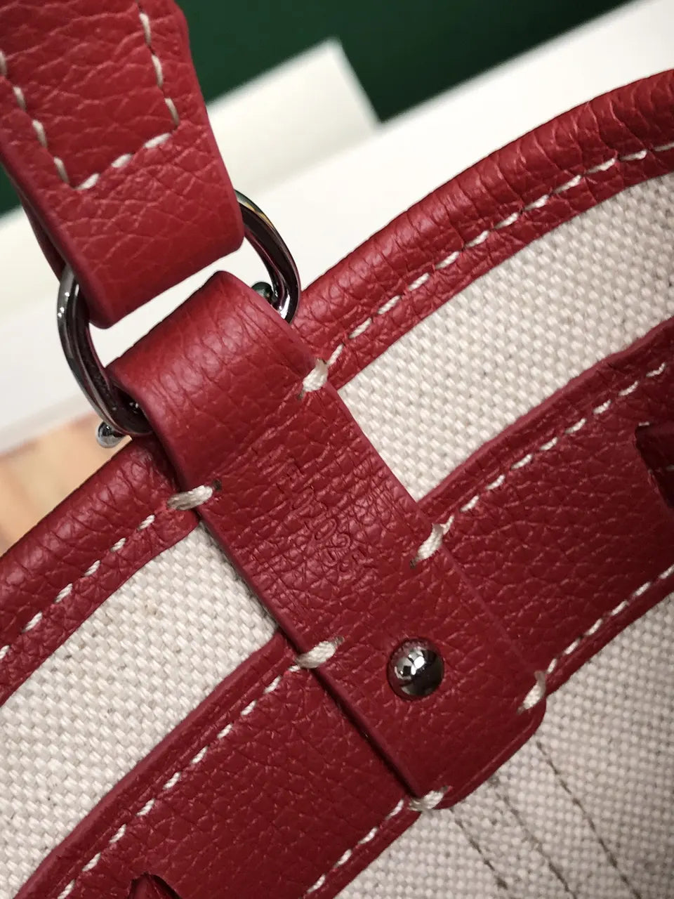 Goyard Red Alpin Bucket Bag - Hình 8