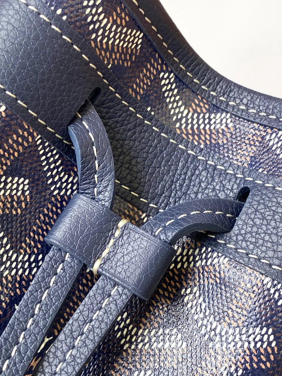 Goyard Marine Blue Bucket - Hình 6
