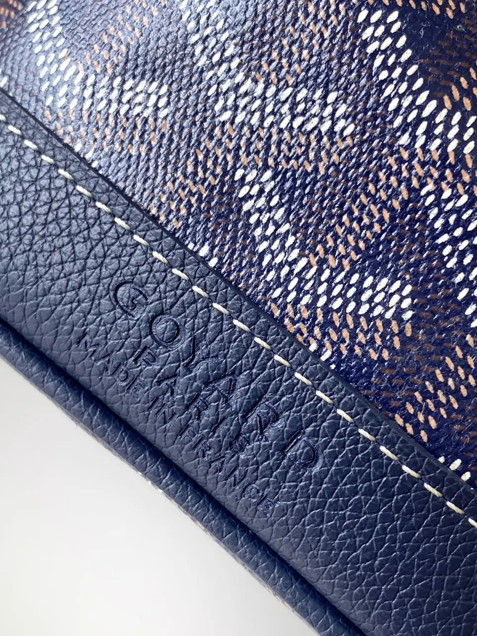 Goyard Marine Blue Bucket - Hình 4