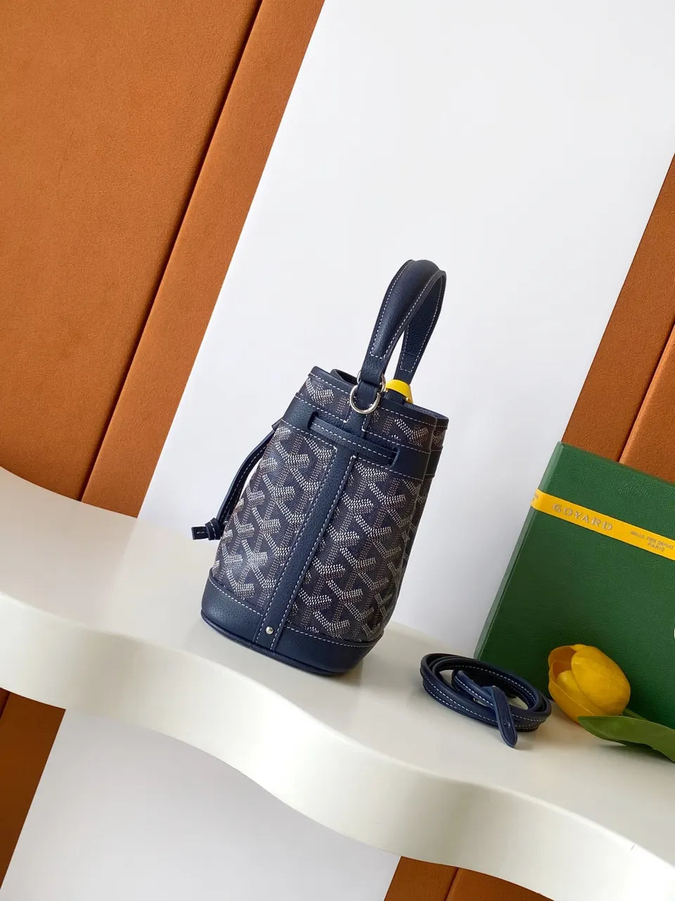 Goyard Marine Blue Bucket