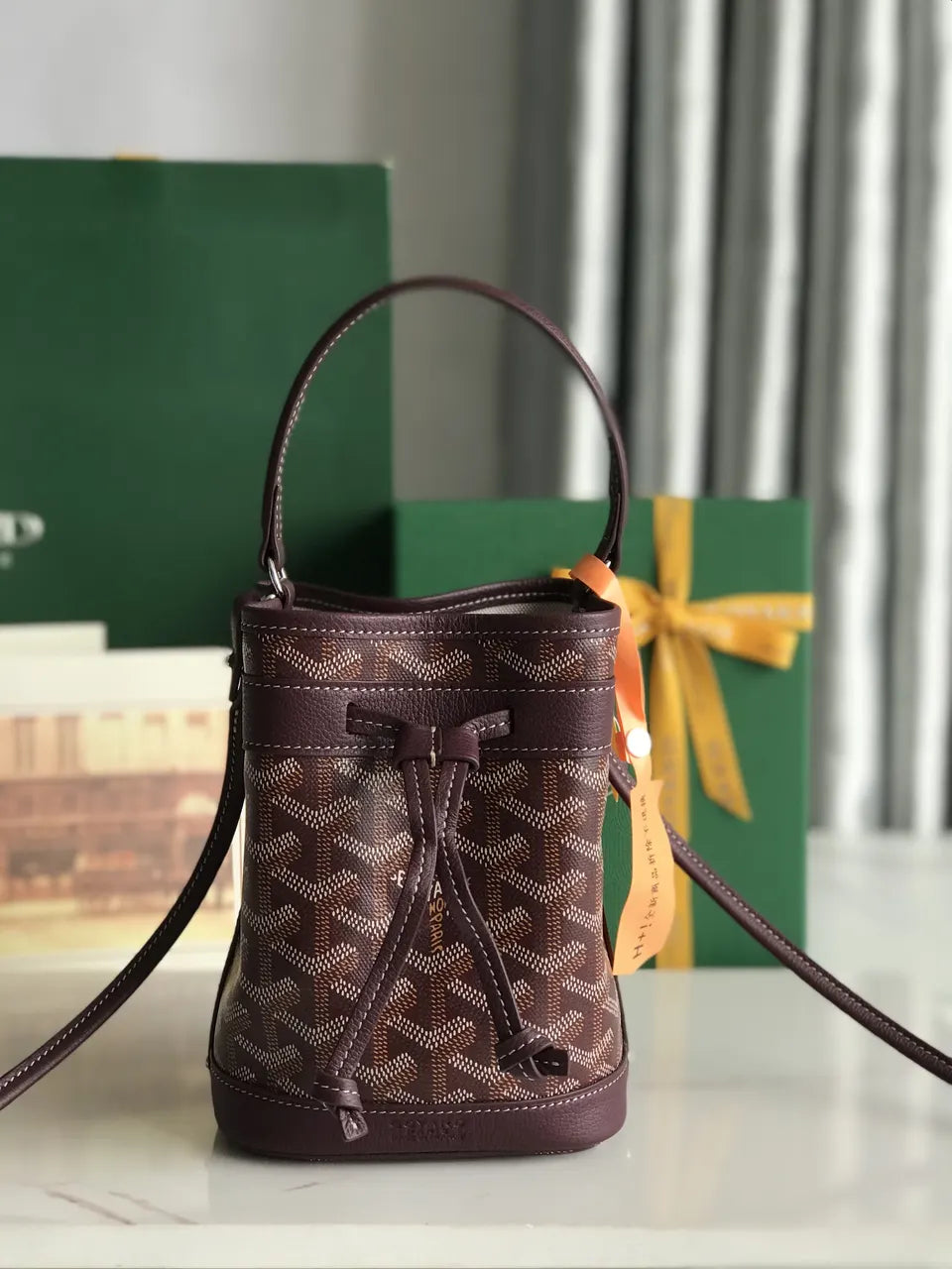 bucket Goyard Plum Petit Flot Bag