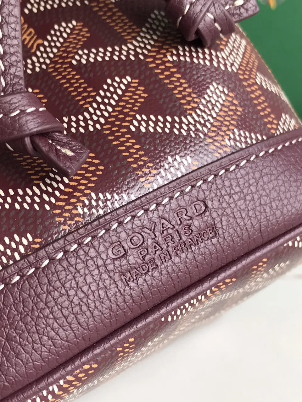 bucket Goyard Plum Petit Flot Bag - Hình 5