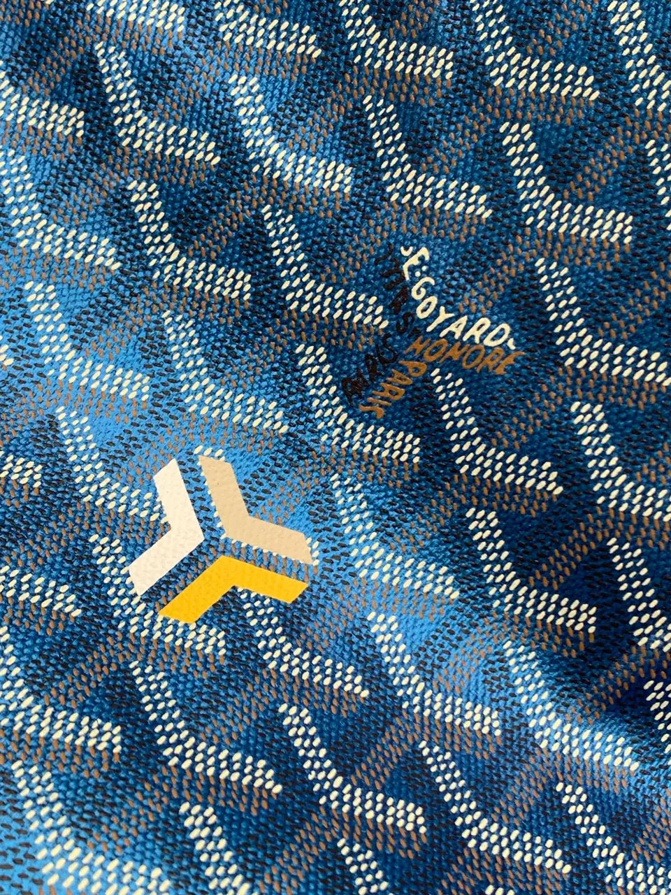 Goyard Blue Anjou Tote - Hình 7