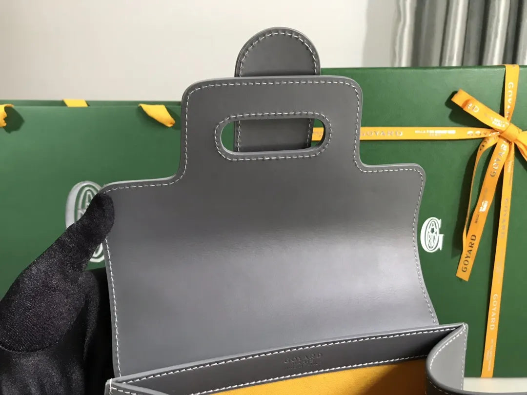 Goyard Saigon Souple Bag Grey - Hình 5