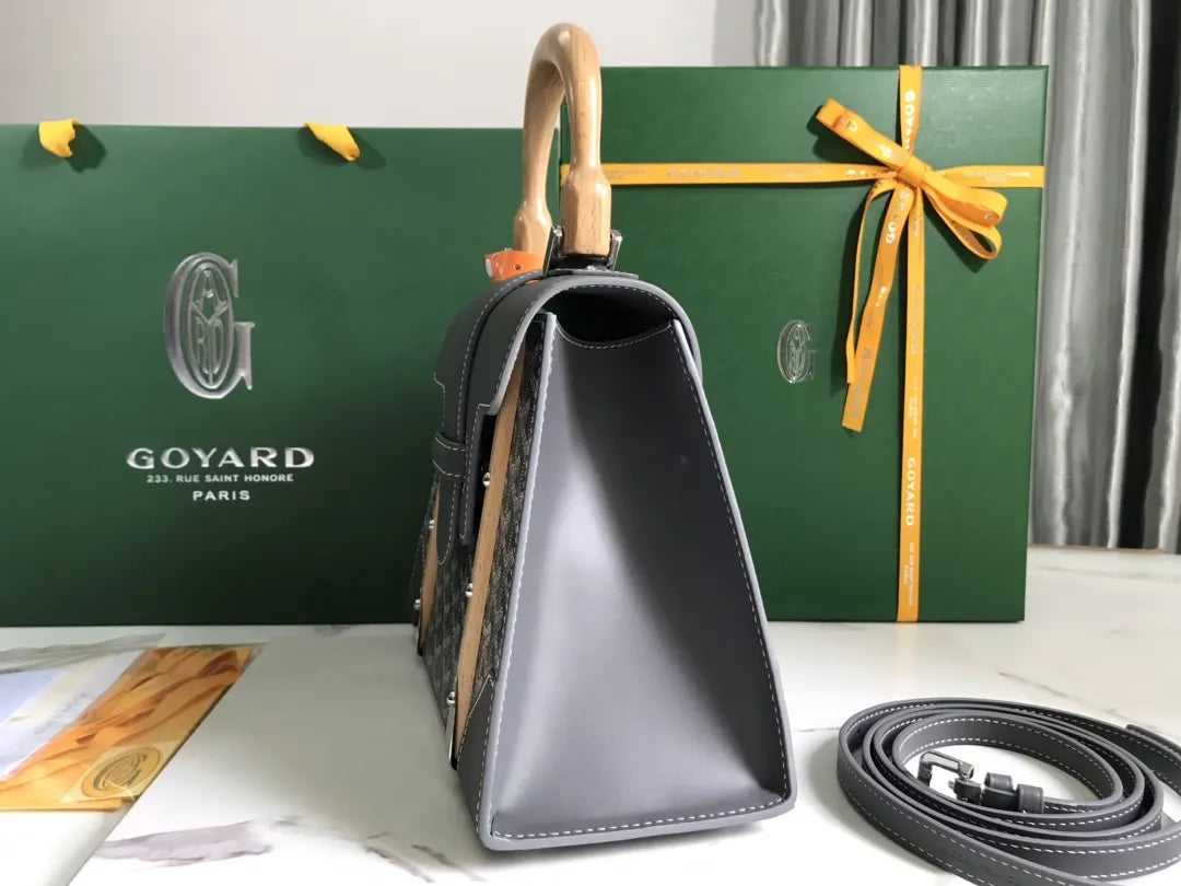 Goyard Saigon Souple Bag Grey - Hình 2