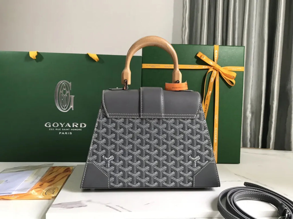 Goyard Saigon Souple Bag Grey - Hình 3