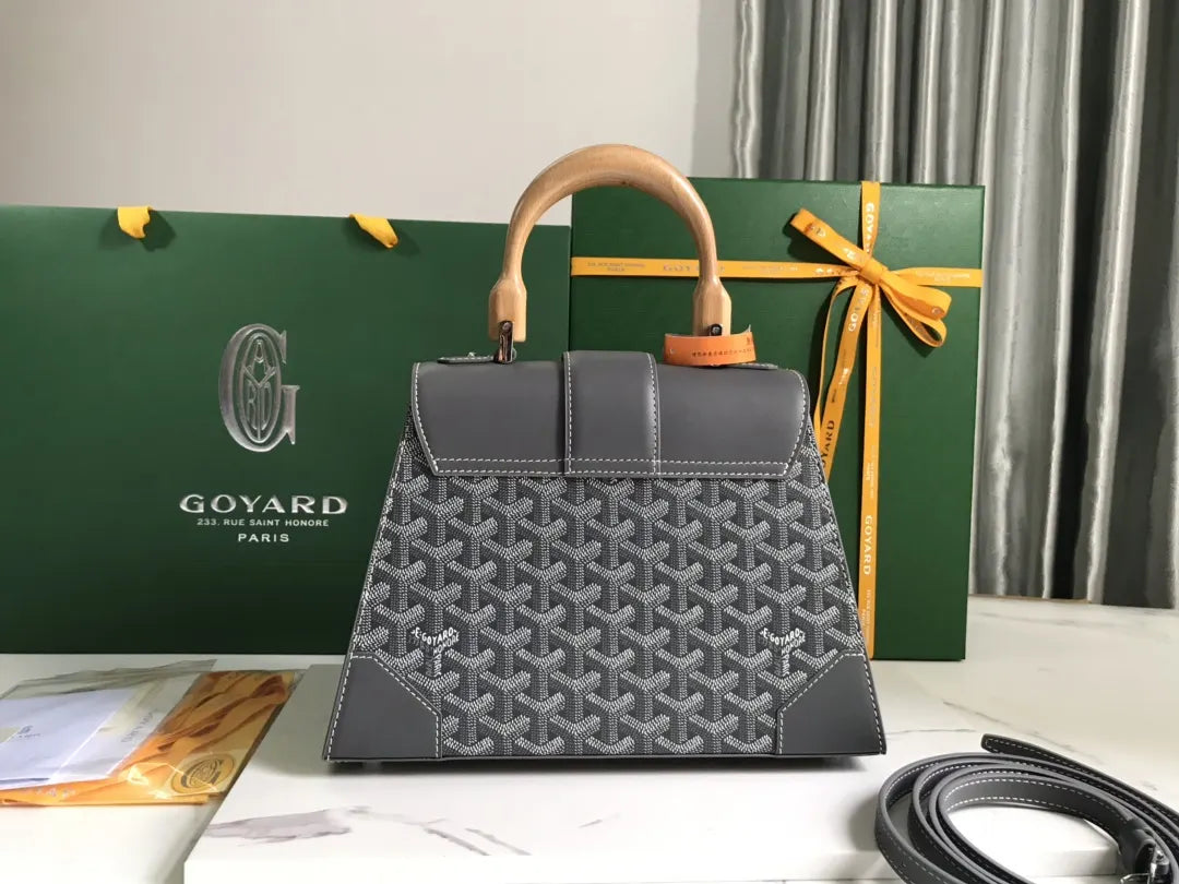 Goyard Saigon Souple Bag Grey - Hình 3