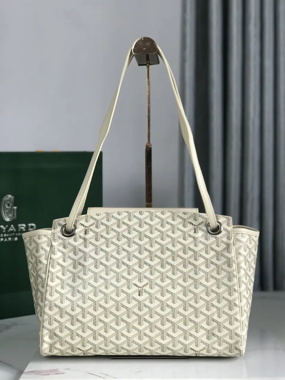 Goyard White Saigon Soft PM