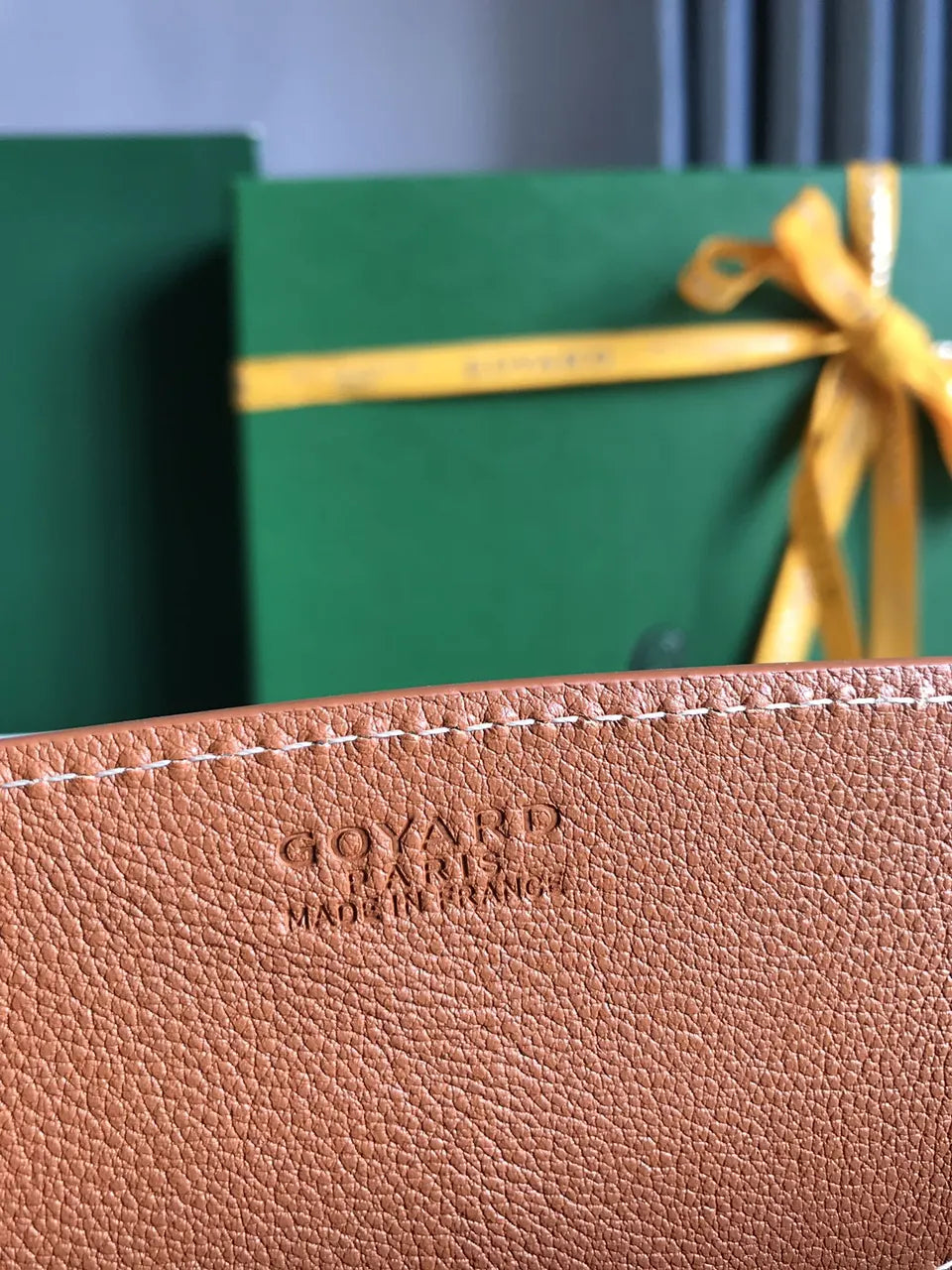 chain Goyard Brown Saigon Souple Bag - Hình 7