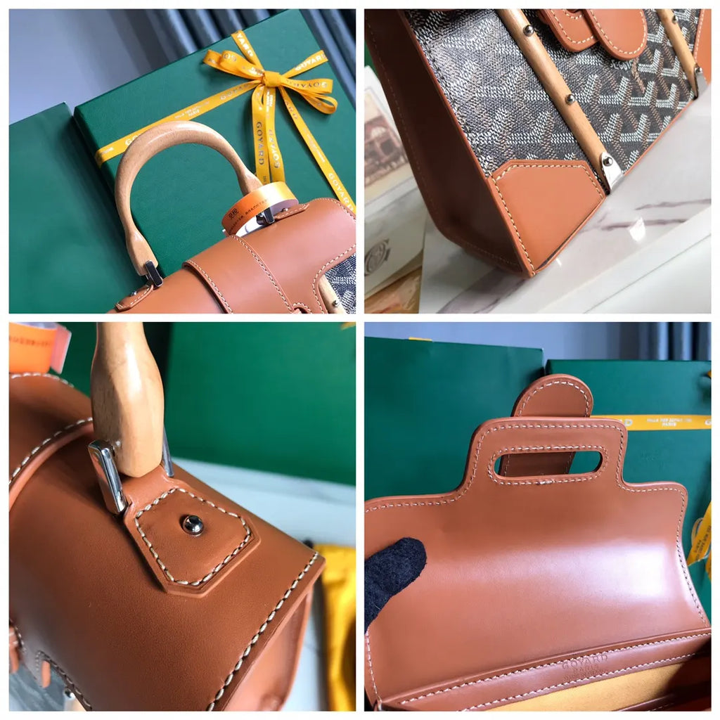 Goyard Brown Saigon Mini - Hình 9