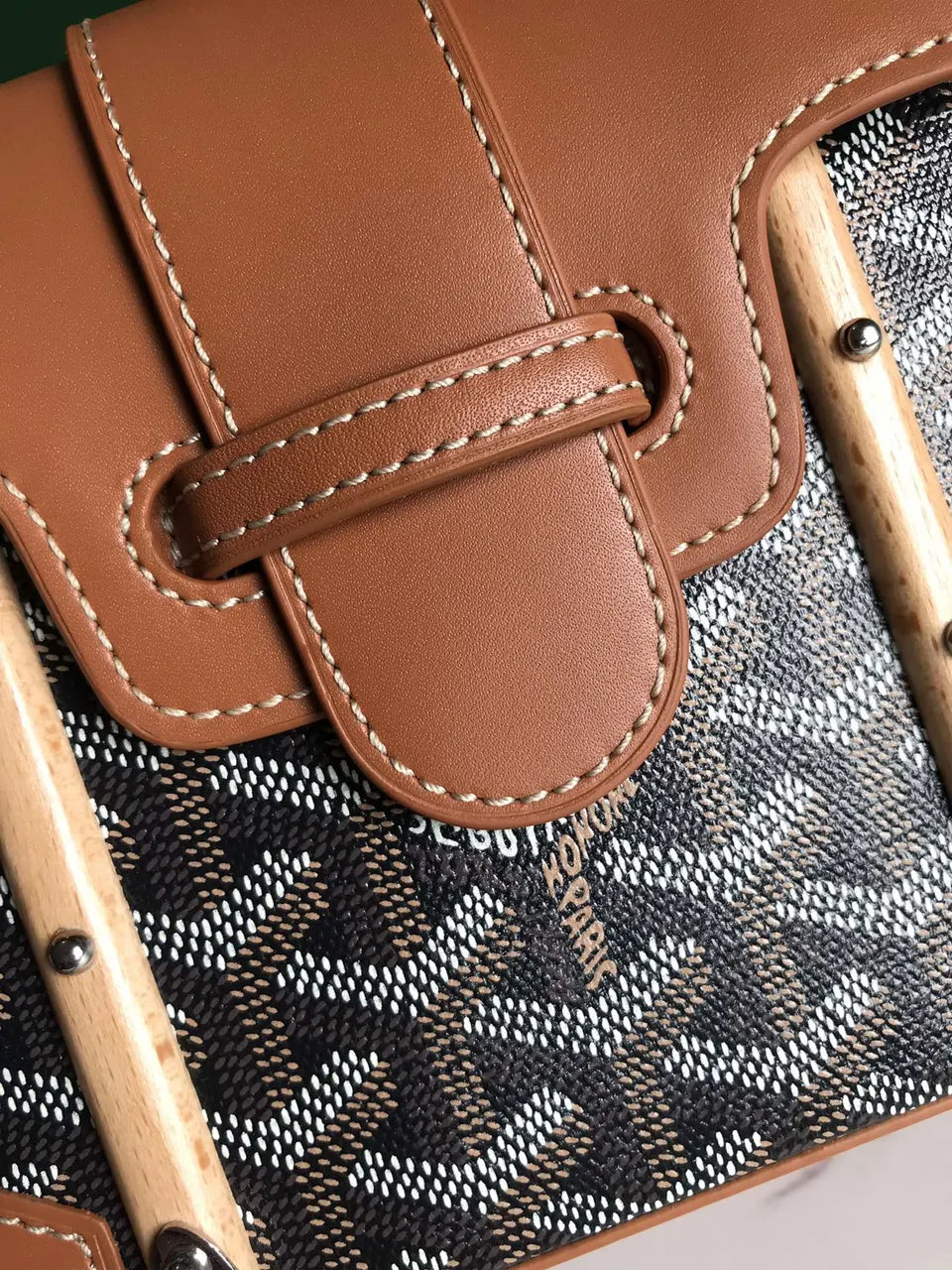 Goyard Brown Saigon Mini - Hình 5