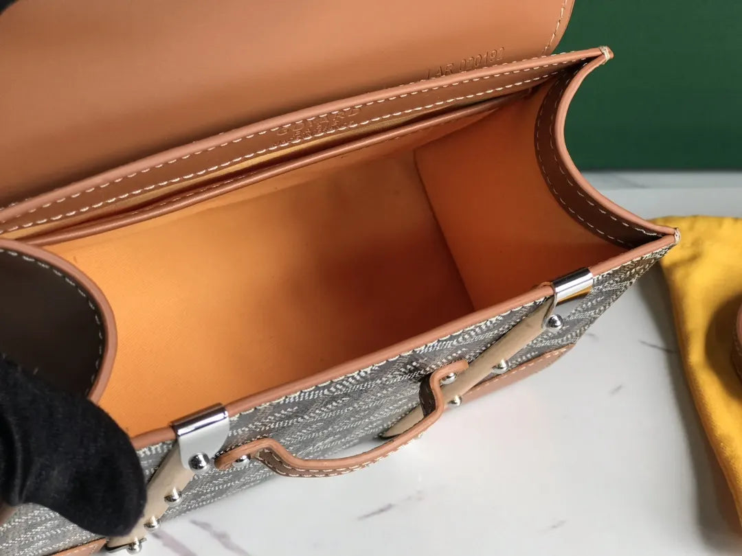 Goyard Brown Saigon Mini - Hình 8